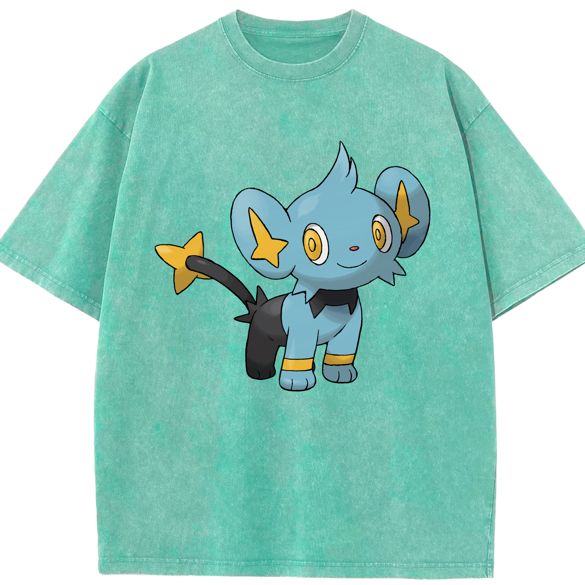 （画像用） ポケットモンスター Pokémon 綿100% ヴィンテージ風 半袖Tシャツ（フロントプリント）